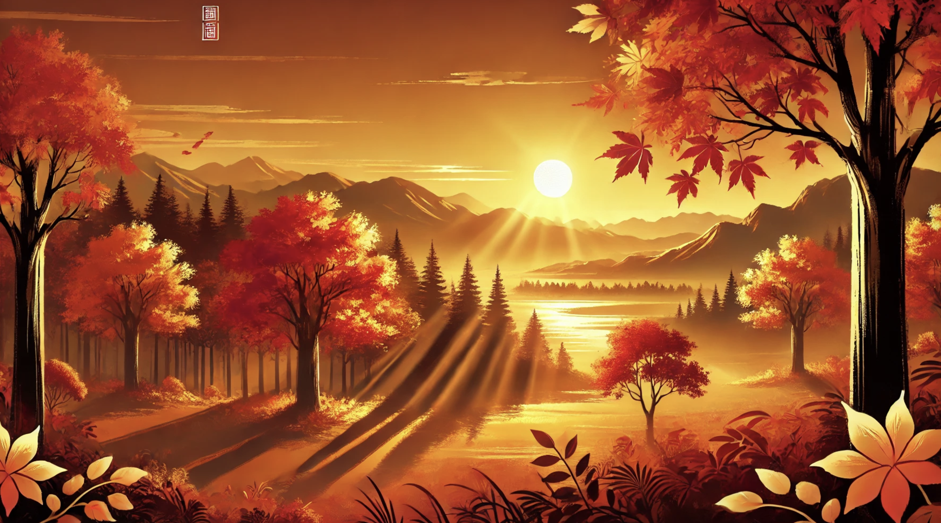 2024年11月28日） 丙申の日：夕日とともに過ごす特別な秋の一日