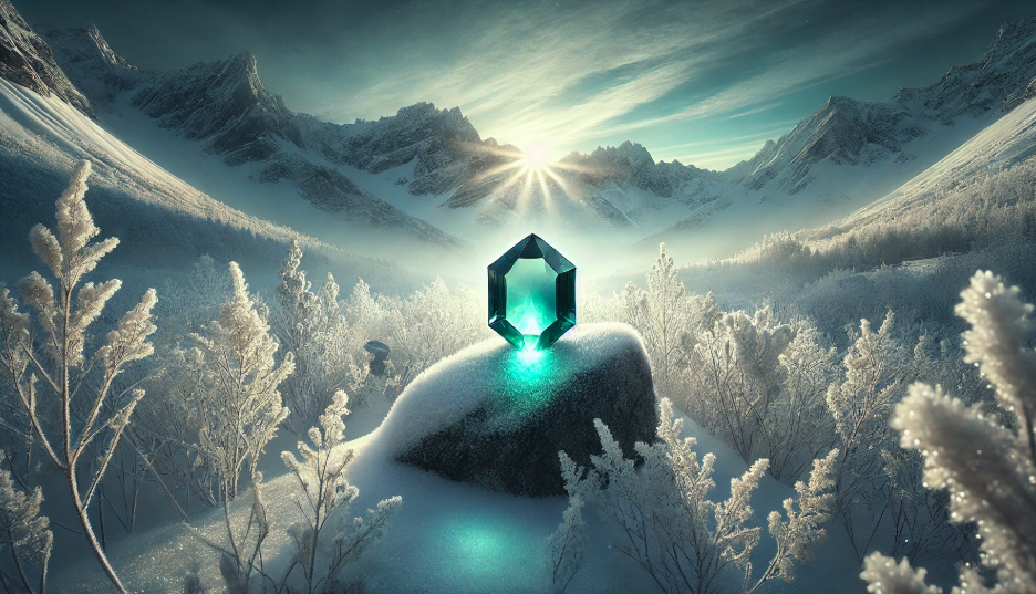 2024年12月23日（月）辛酉の日　～冬の煌めきと碧玉の輝き～