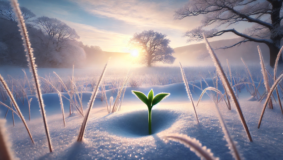 2024年12月27日（金）乙丑　～「雪中初生の木」の忍耐と堅実さを生かして～