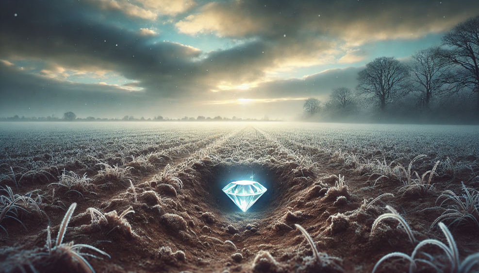 2025年1月2日（木）辛未　～乾いた大地に輝く宝石のような日～