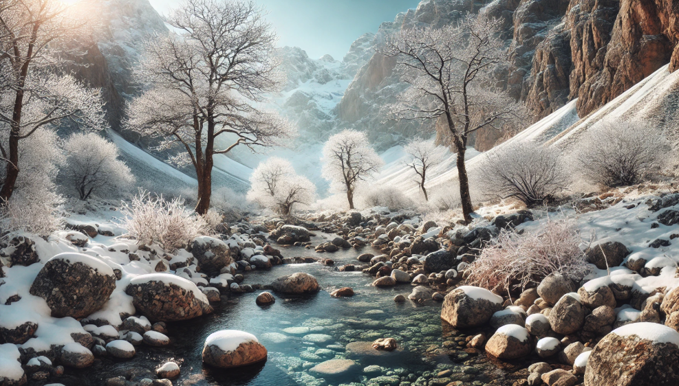 2025年1月4日（土）癸酉　～「石孔の流泉」が奏でる静かな調和～