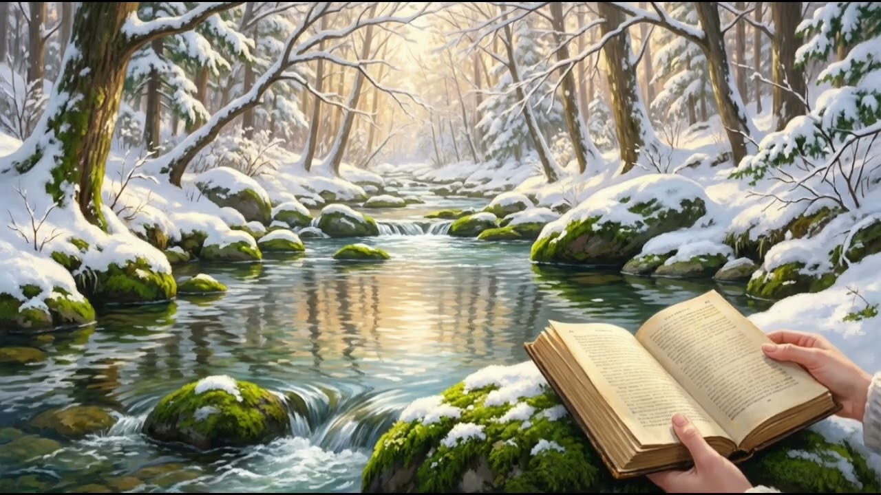 【癸卯の日】雪の森に降る優しい霧雨、慈愛と純粋さ