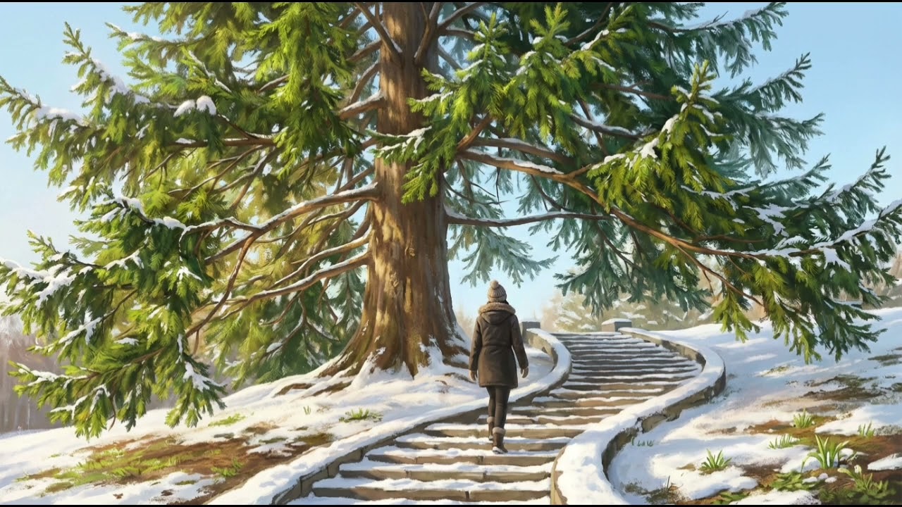 【甲辰の日】寒風の中で青々と茂る、揺るぎない信念と安心感