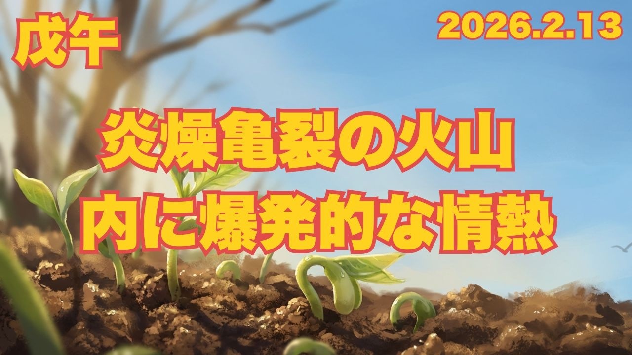 【戊午の日】春の陽光にそびえる山、内側に秘めた「爆発的な情熱」