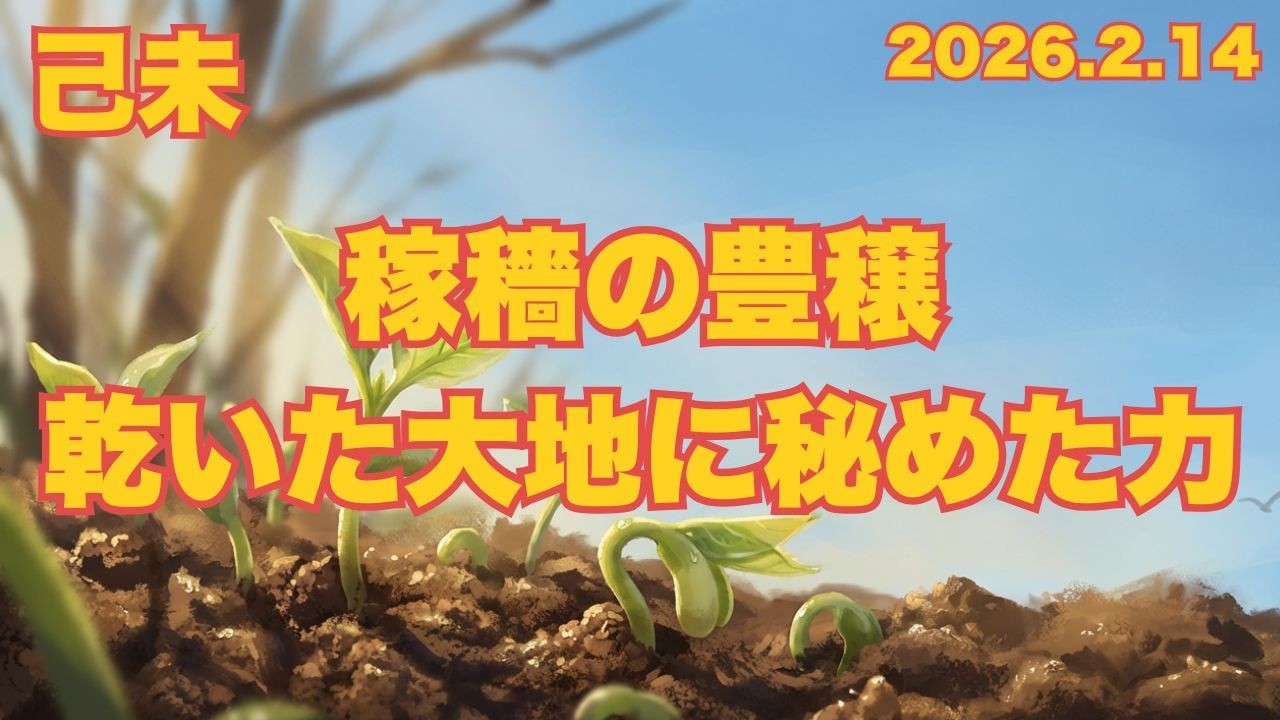 【己未の日】春の陽だまり、乾いた大地に秘めた「育む力」
